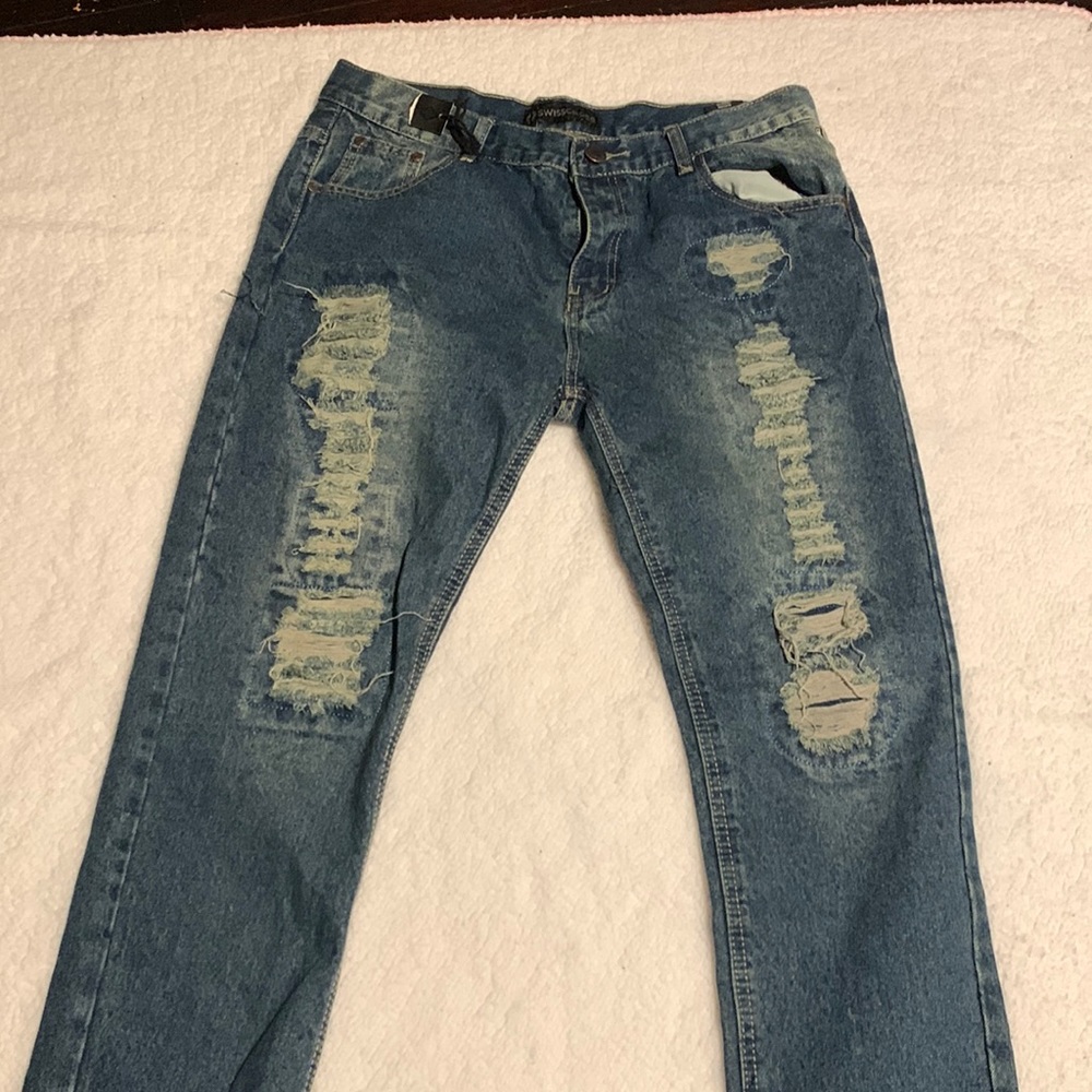 Men’s blue jeans